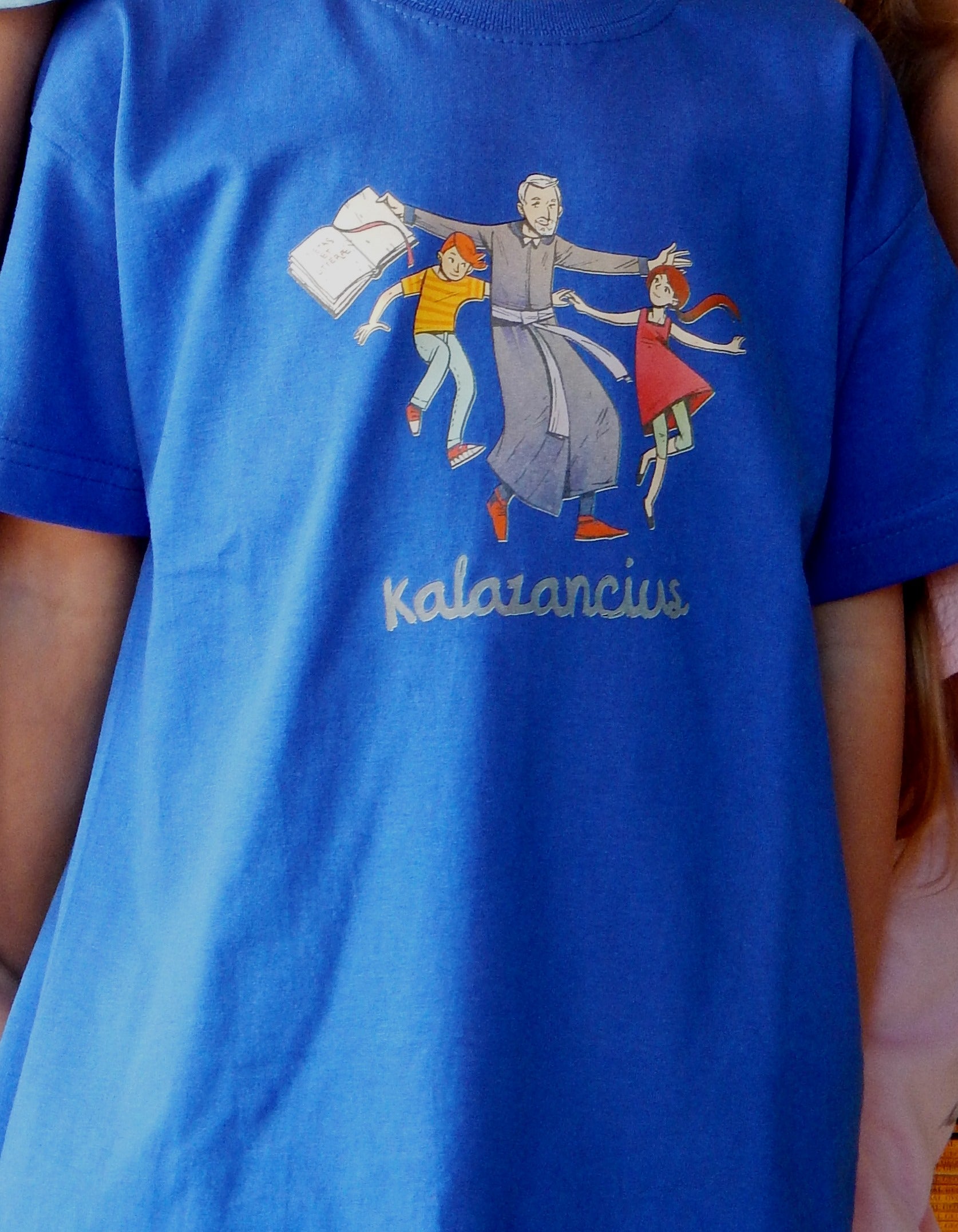 Kalazancius, fiú gyermekpóló kék színben