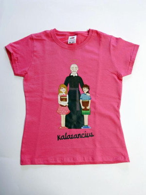Kalazancius, lány gyermekpóló rózsaszín